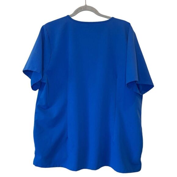 Figs Women's Casma Three-Pocket Scrub Top Size XXL Blue - Picture 3 of 4